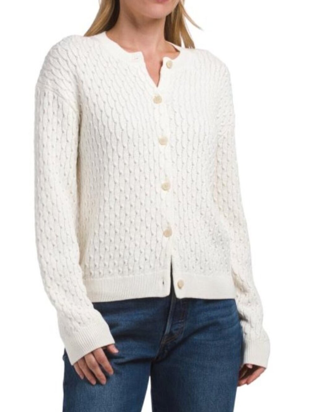 THEORY Textured Cardigan